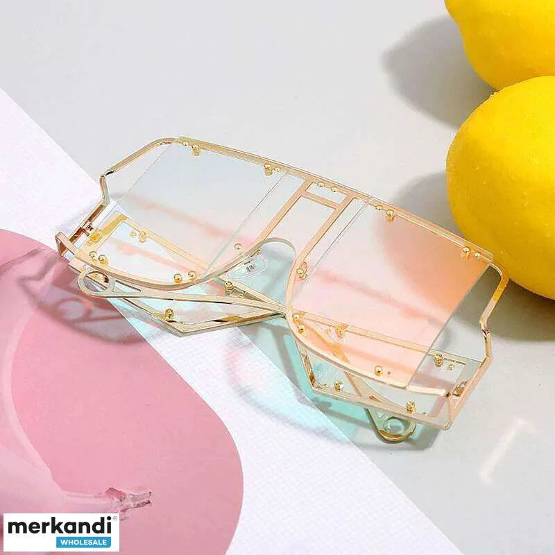 100 Gafas de sol con protección UV Cyber Girl con embalaje Premium