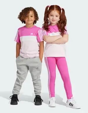 Adidas Camiseta Tiberio Colorblock Cotton 3 bandas (Niños)