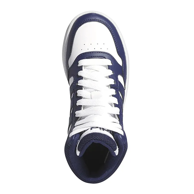 Adidas Kids Hoops 3.0 Mid "White Navy"