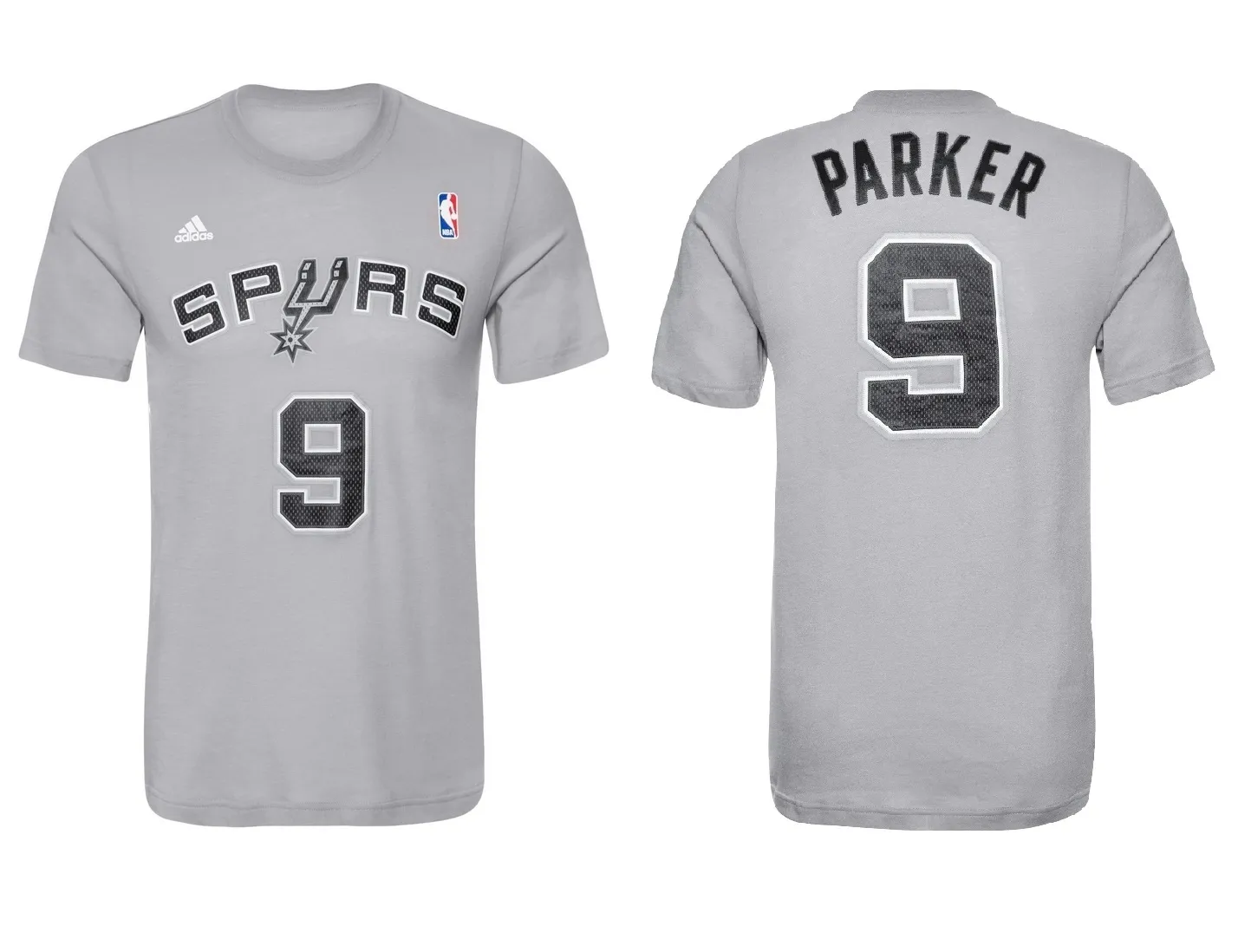 Adidas NBA Camiseta Gametime Tony Parker (gris/negro)