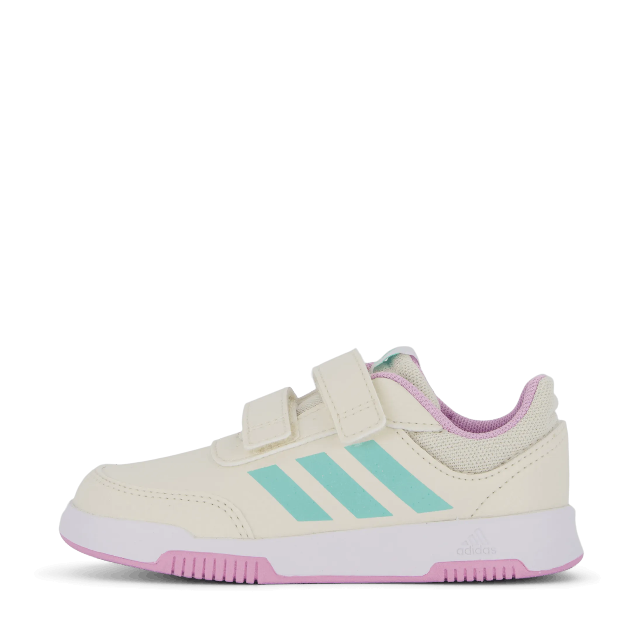 Adidas Tensaur Hook and Loop Shoes Chalk White / Semi Flash Aqua / Bliss Lilac