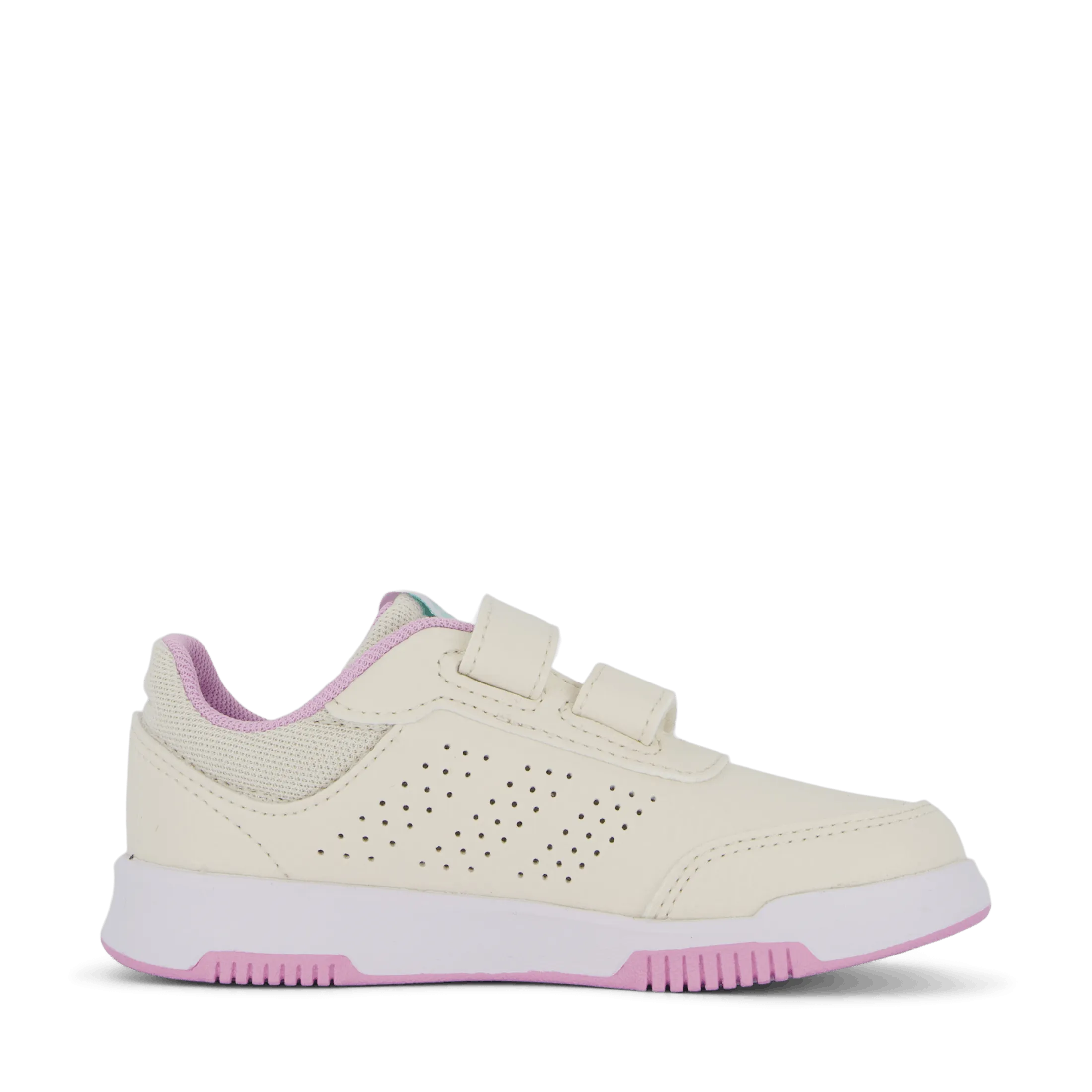 Adidas Tensaur Hook and Loop Shoes Chalk White / Semi Flash Aqua / Bliss Lilac