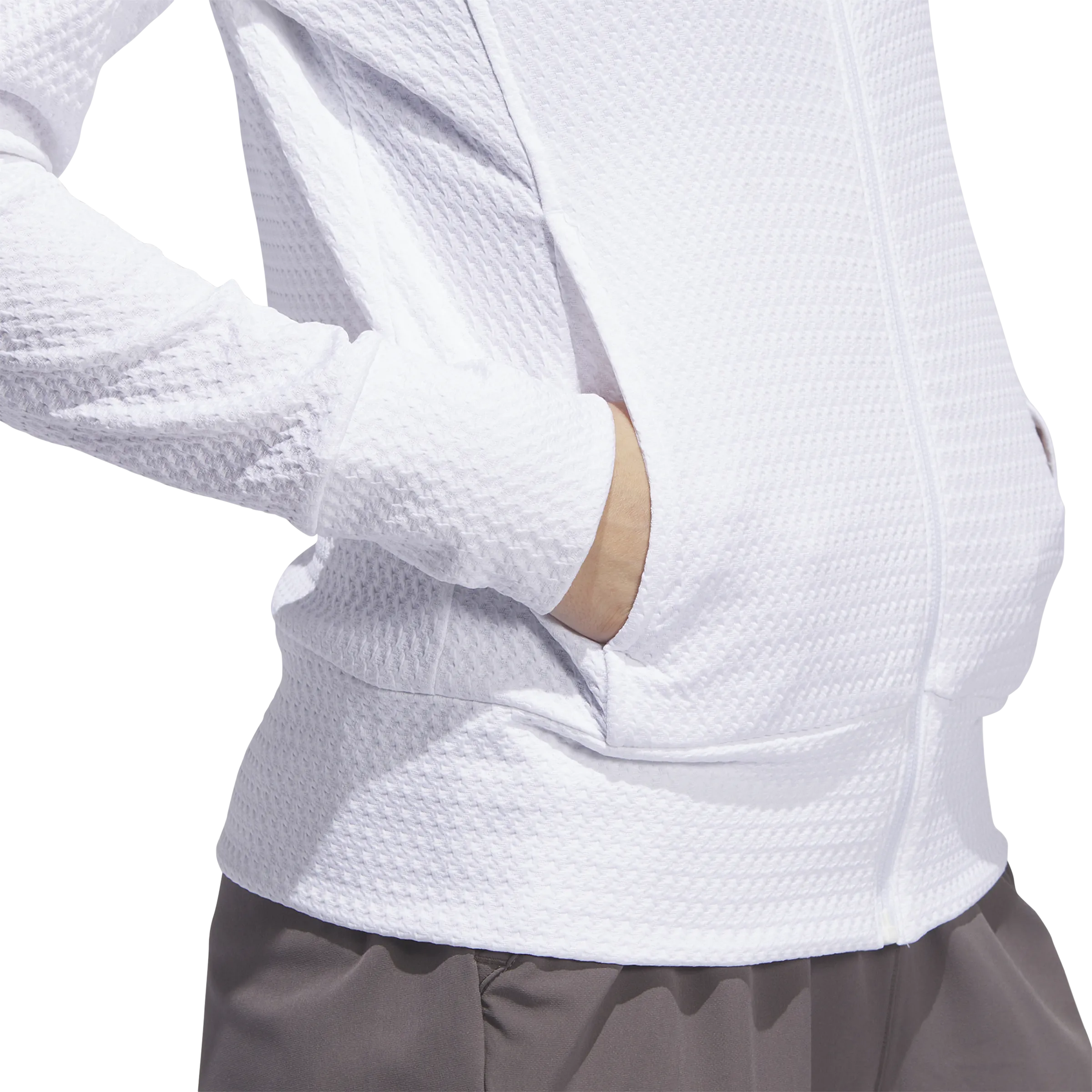 Adidas Women's Ultimate365 Textured Jacket White