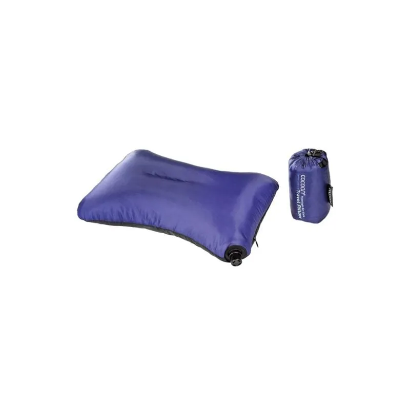 Almohada COCOON Almohada ultraligera (negro/azul oscuro)