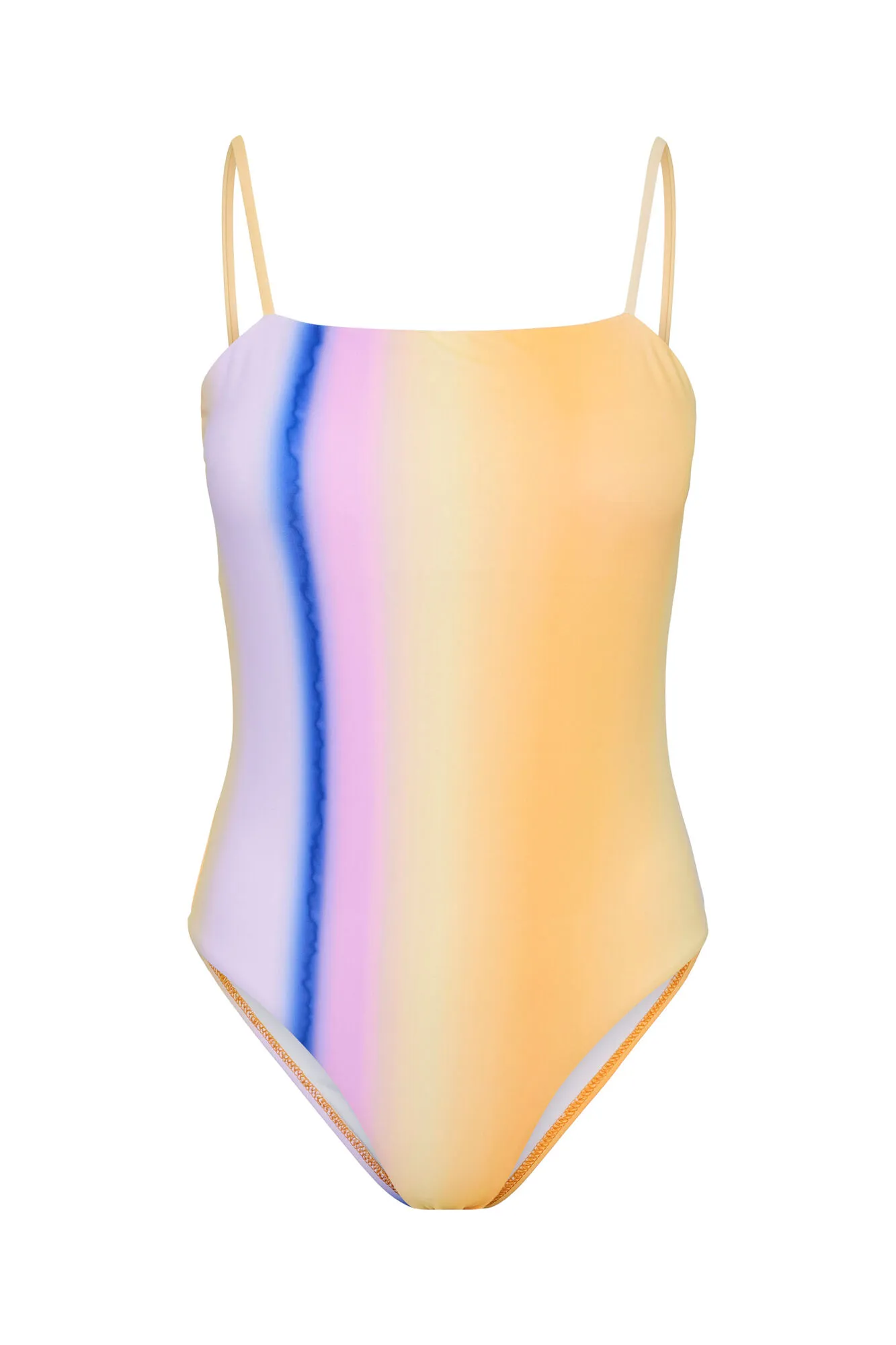 Bañador estampado con tirantes