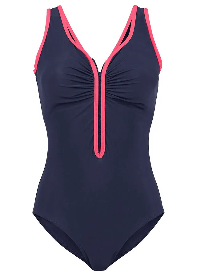 BAñADOR CON LIGERO EFECTO REDUCTOR AZUL  ROSA CALIENTE