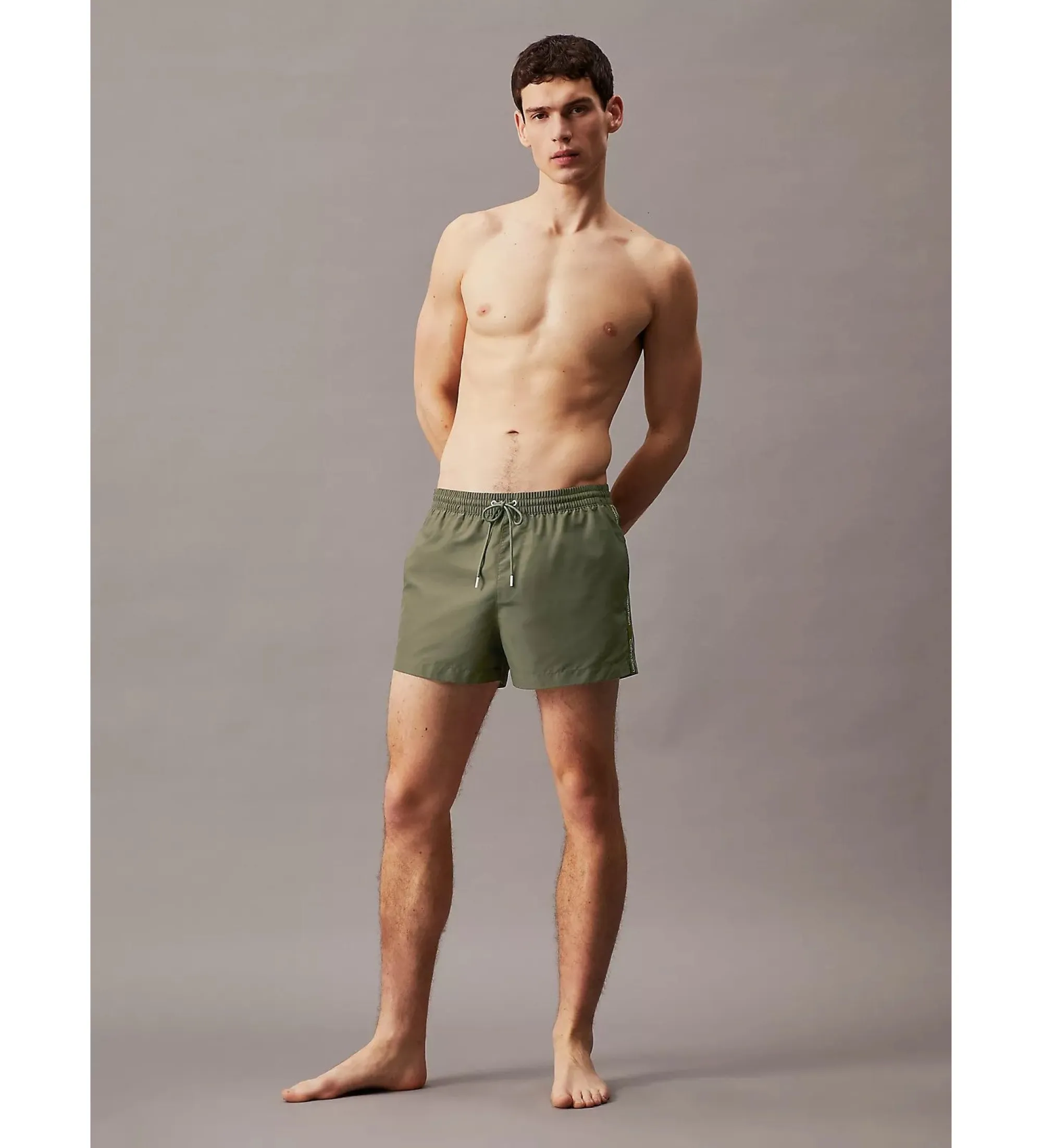 Bañador Corto Con Cordón verde