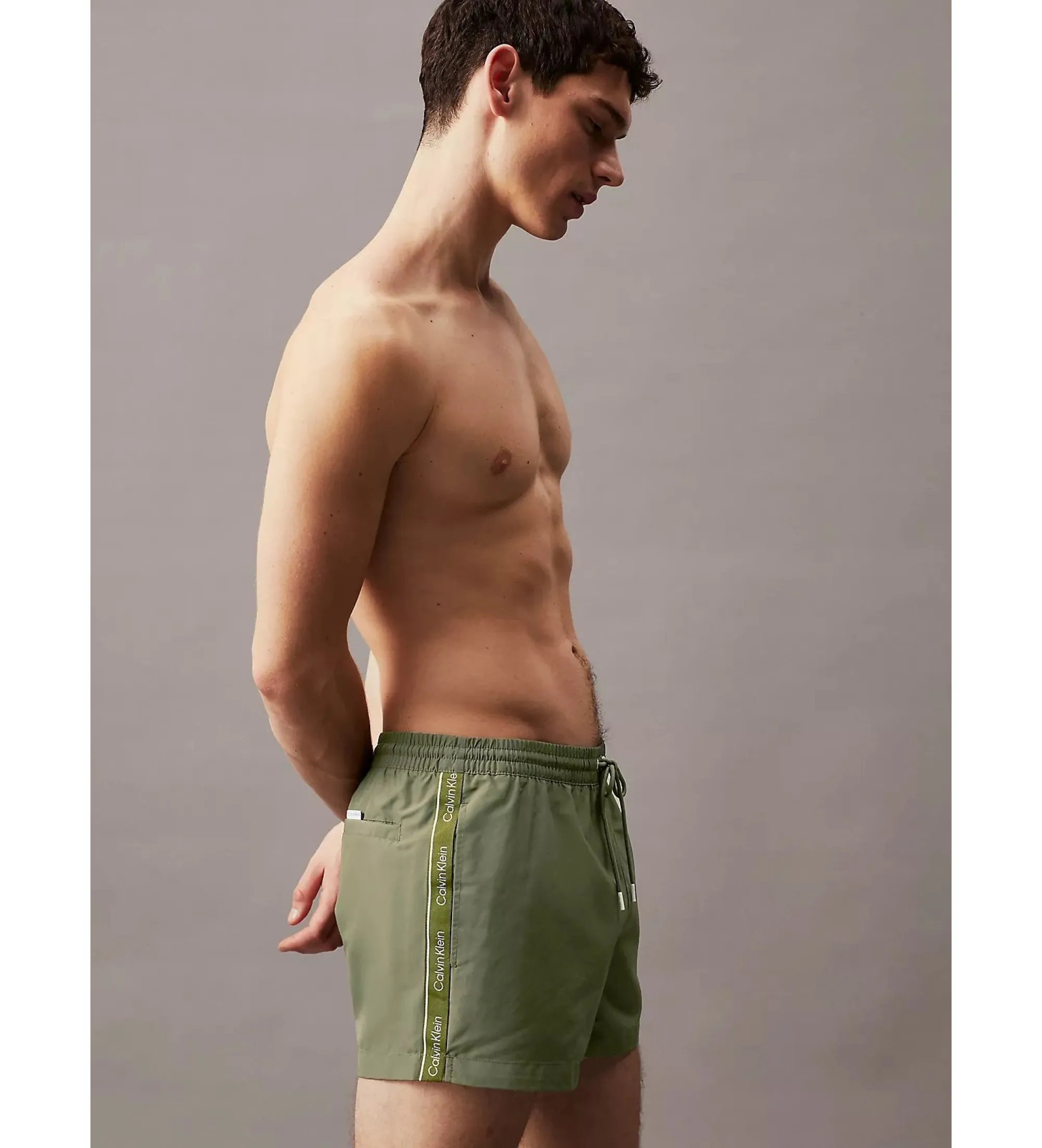 Bañador Corto Con Cordón verde