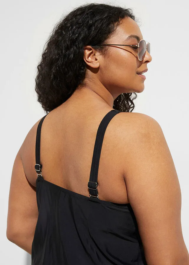 Bañador Negro estampado