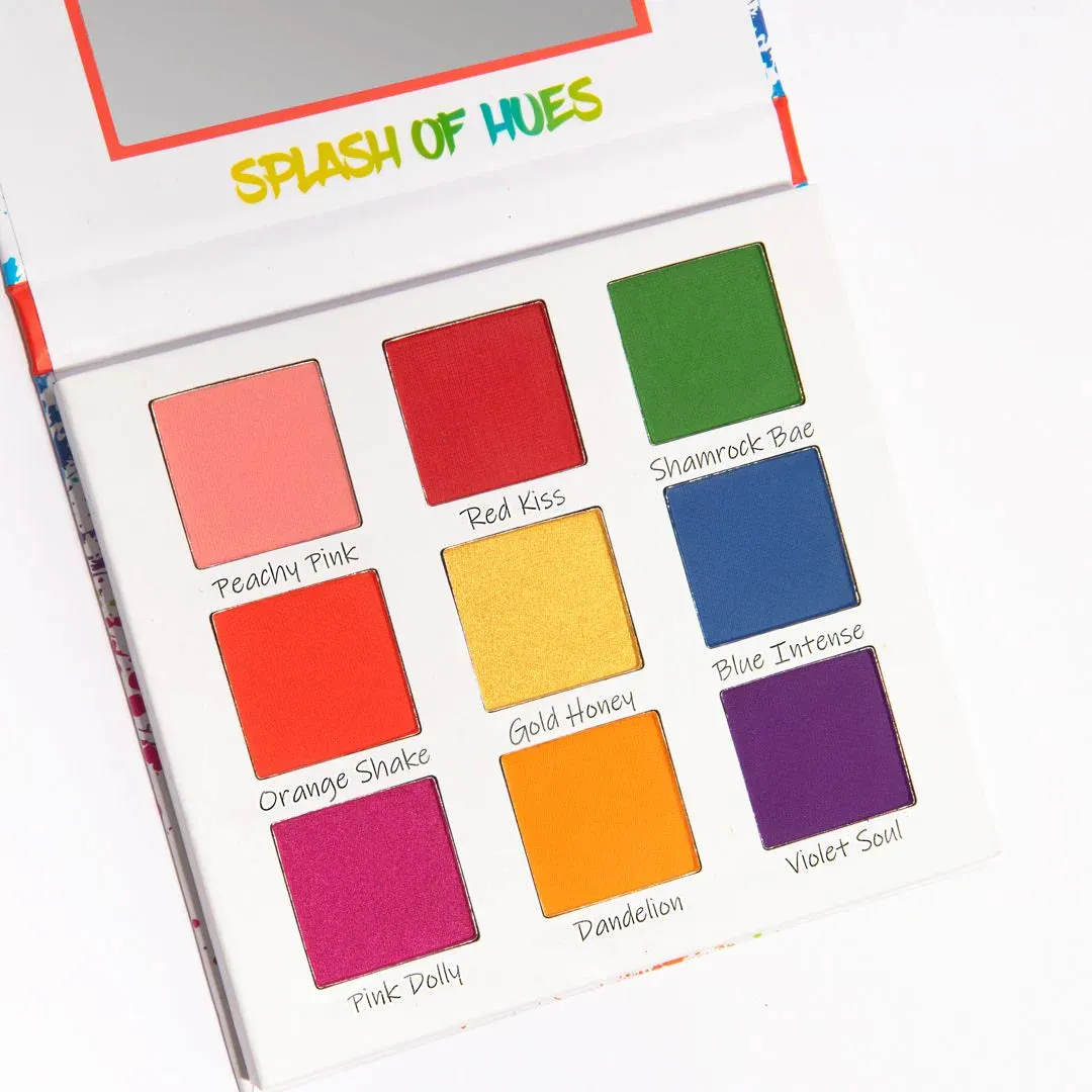 BEAUTYCREATIONS SPLASH OF HUES VOLUME II9 COLOR EYESHADOW PALETTE