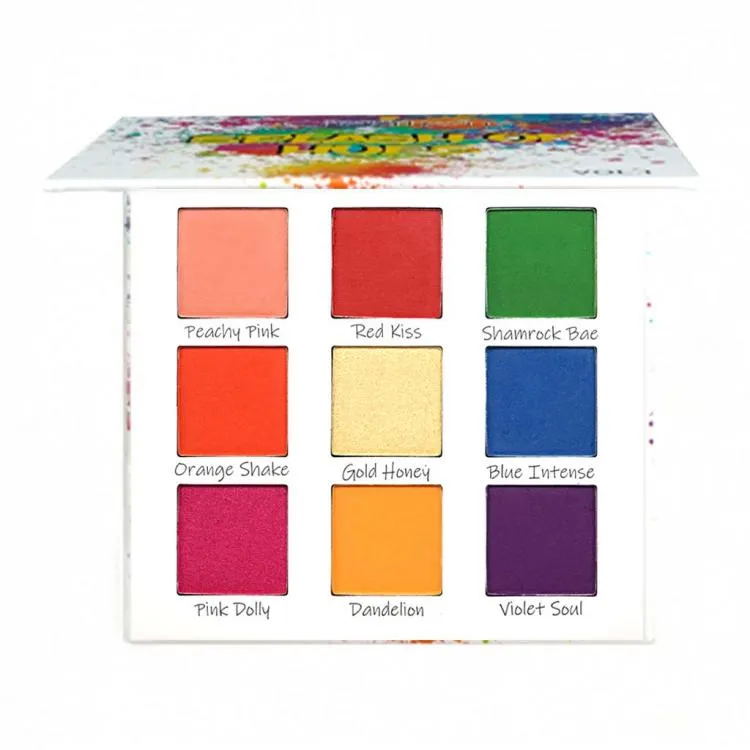 BEAUTYCREATIONS SPLASH OF HUES VOLUME II9 COLOR EYESHADOW PALETTE