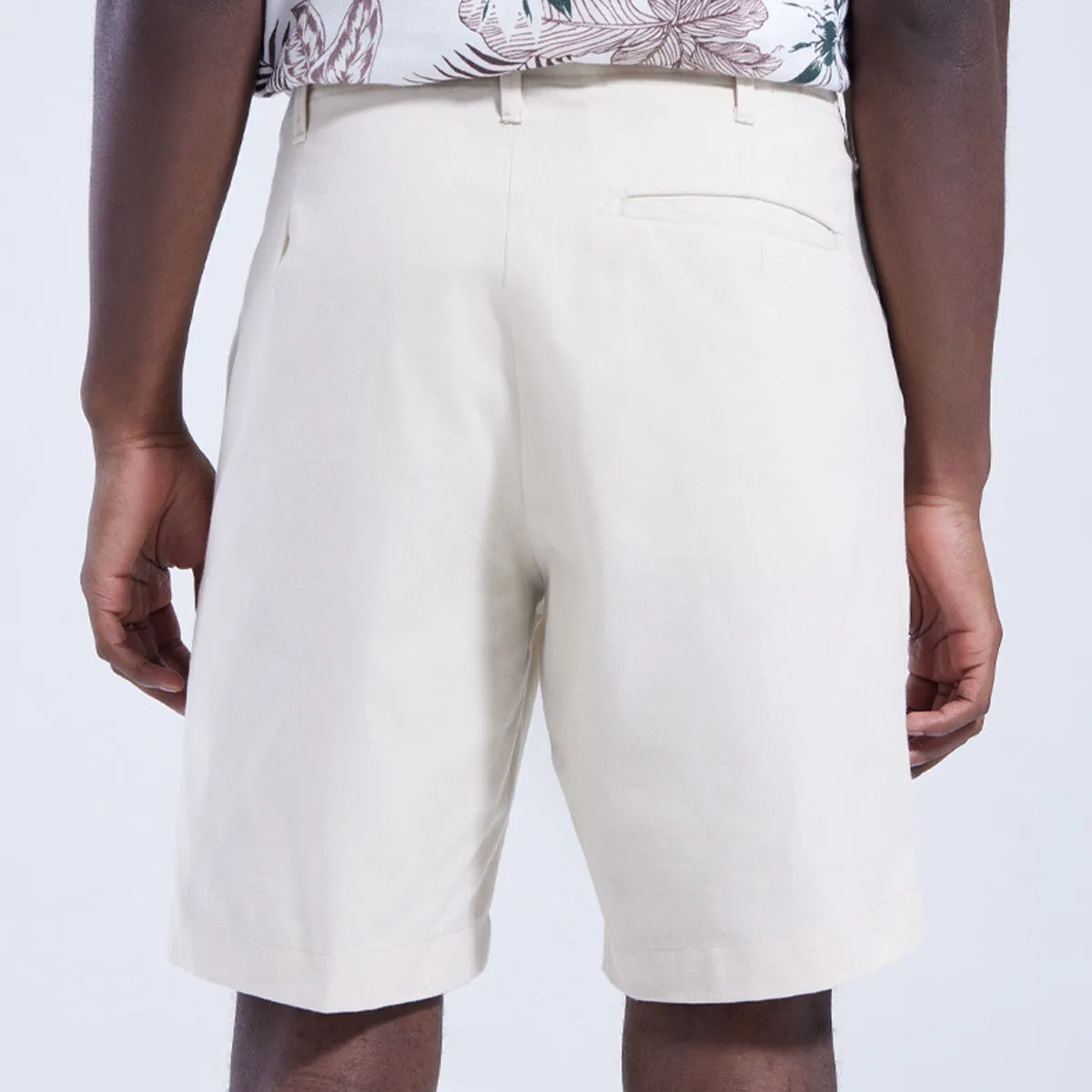 Bermuda Tipo Chino Con Bolsillos