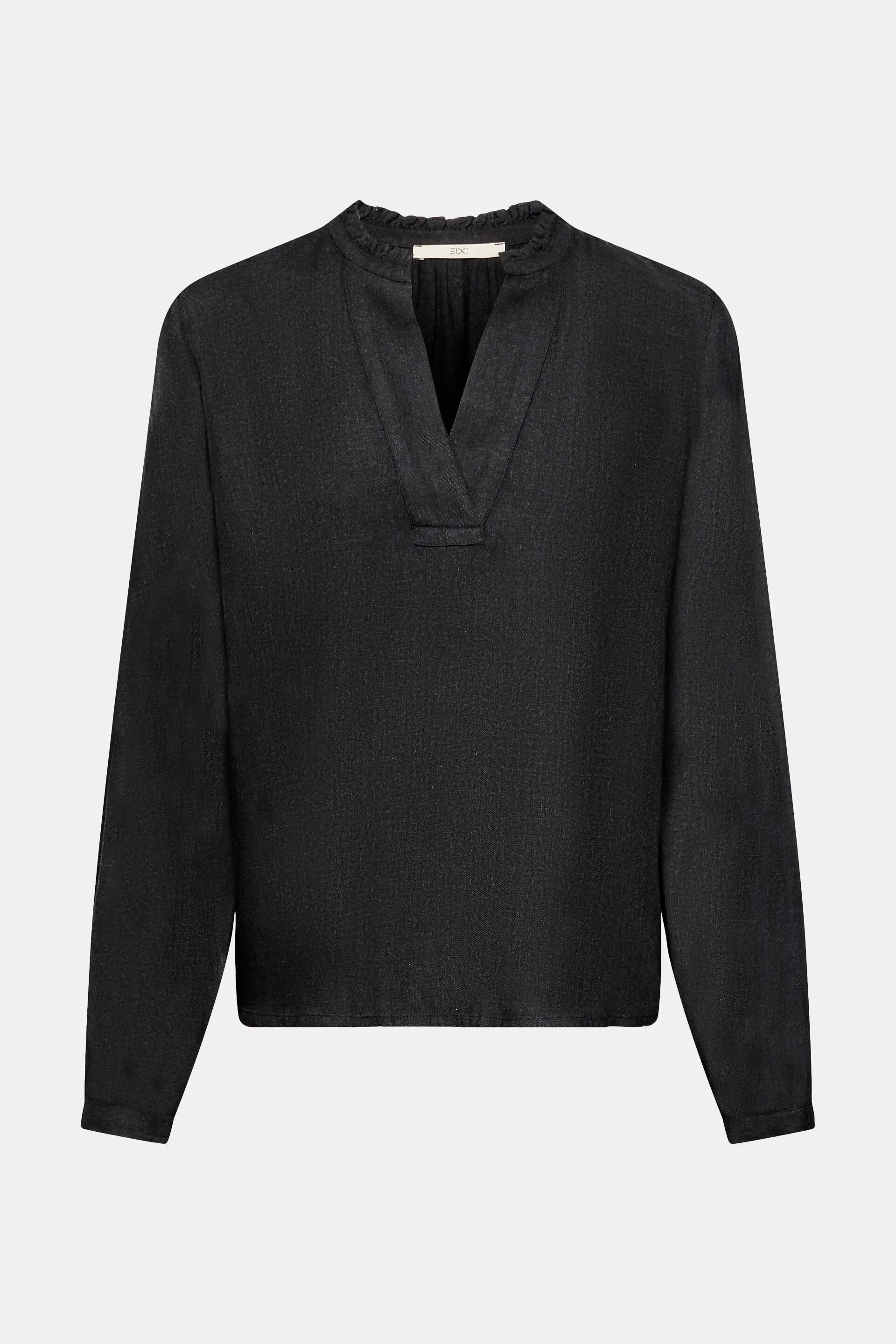 Blusa con cuello cruzado