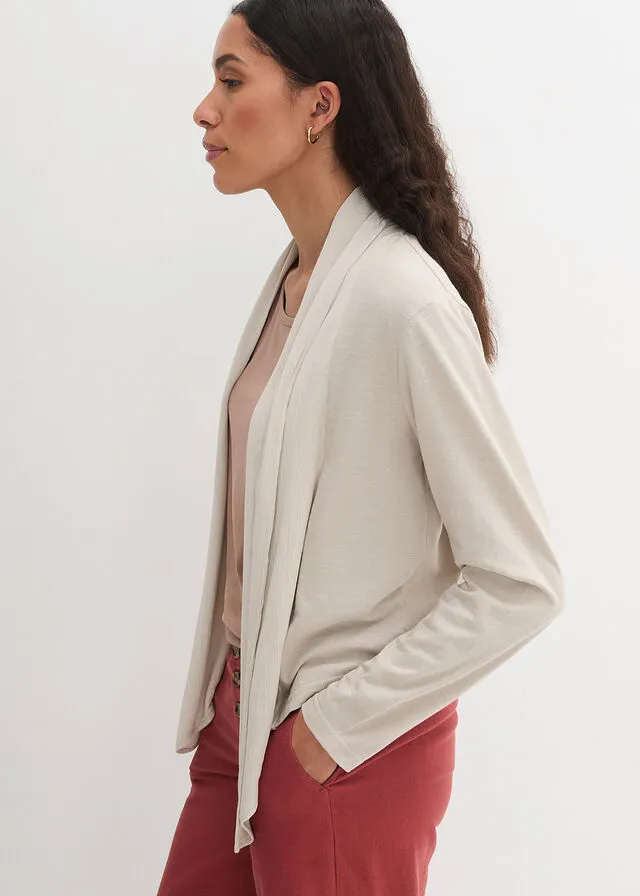 Bolero ligero gris piedra