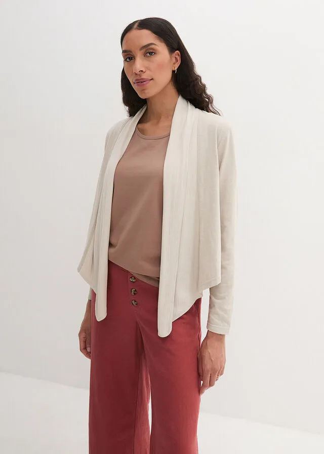 Bolero ligero gris piedra