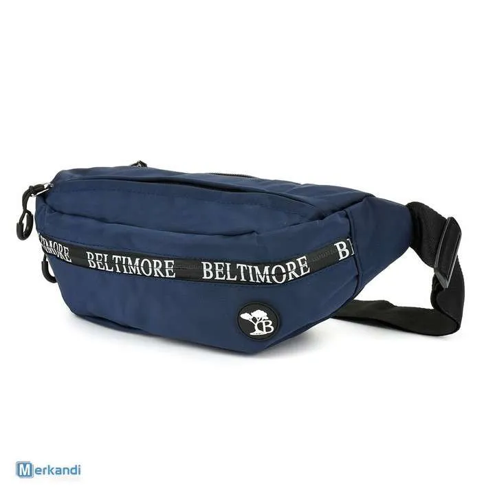 Bolsa de riñón azul oscuro, cinturón impermeable, duradero y espacioso C50