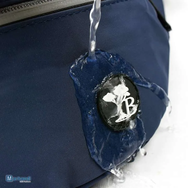 Bolsa de riñón azul oscuro, cinturón impermeable, duradero y espacioso C50