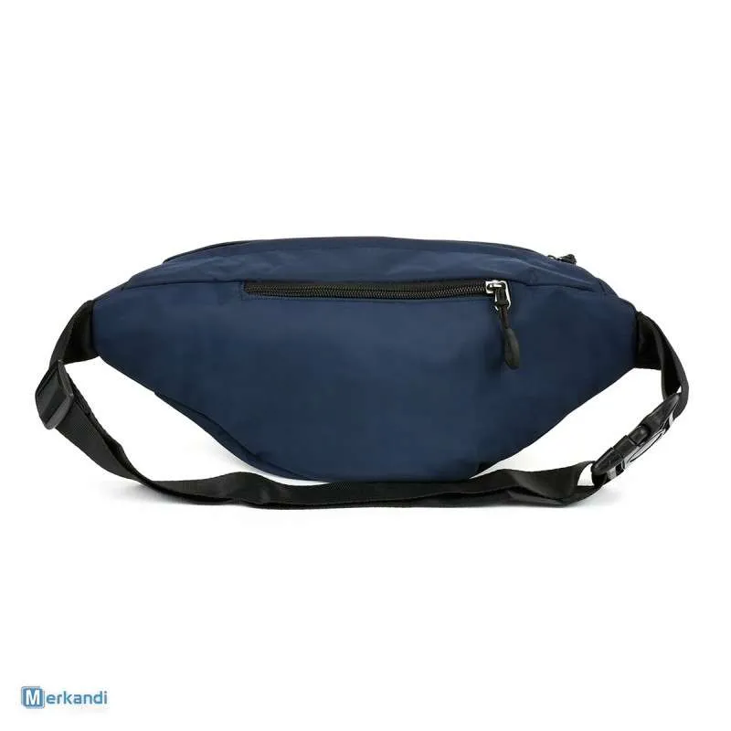 Bolsa de riñón azul oscuro, cinturón impermeable, duradero y espacioso C50