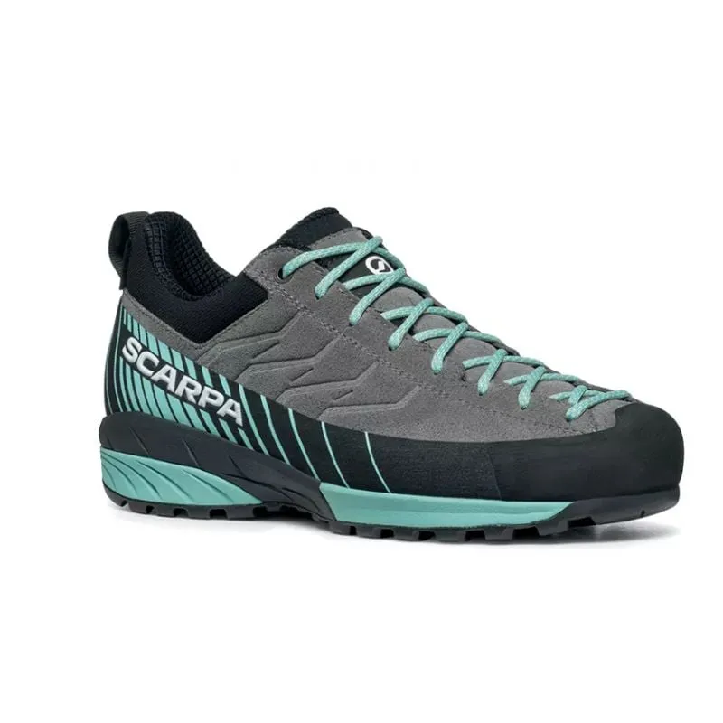 Botas de aproximación para mujer Scarpa Mescalito Goretex (Midgray aqua)