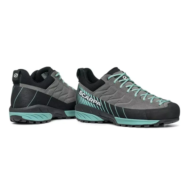Botas de aproximación para mujer Scarpa Mescalito Goretex (Midgray aqua)