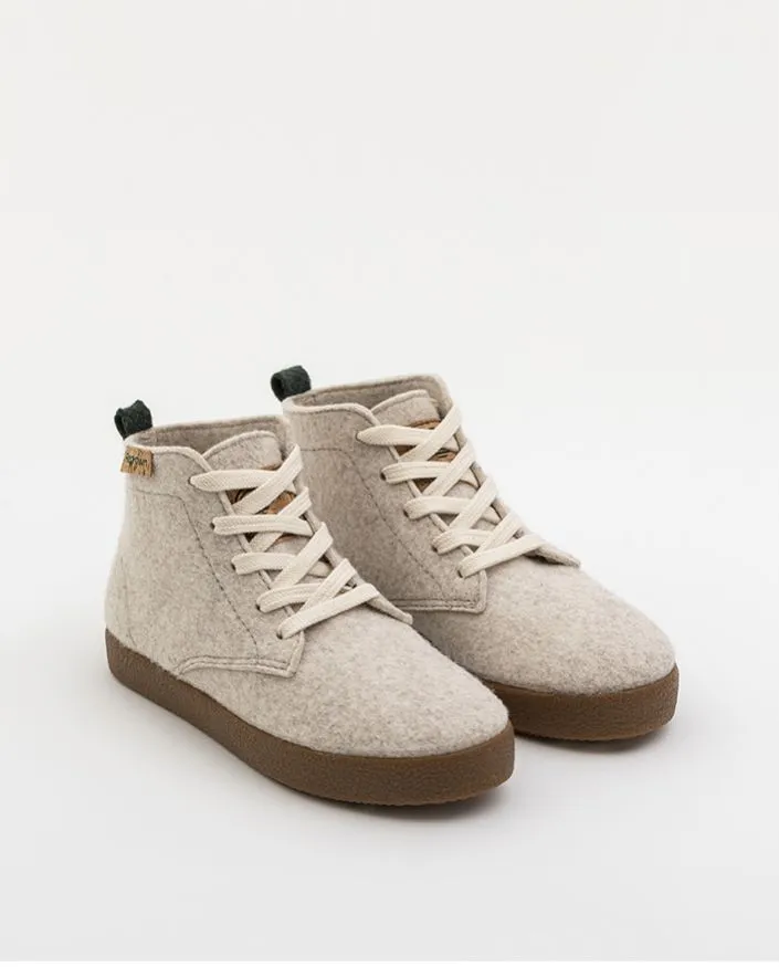 Botas de material reciclado ACACIA LARGE CRUDO