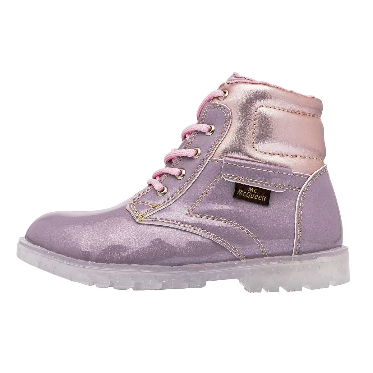 Botas Exterior Sintético Color Lila Para Niña De Mcqueen
