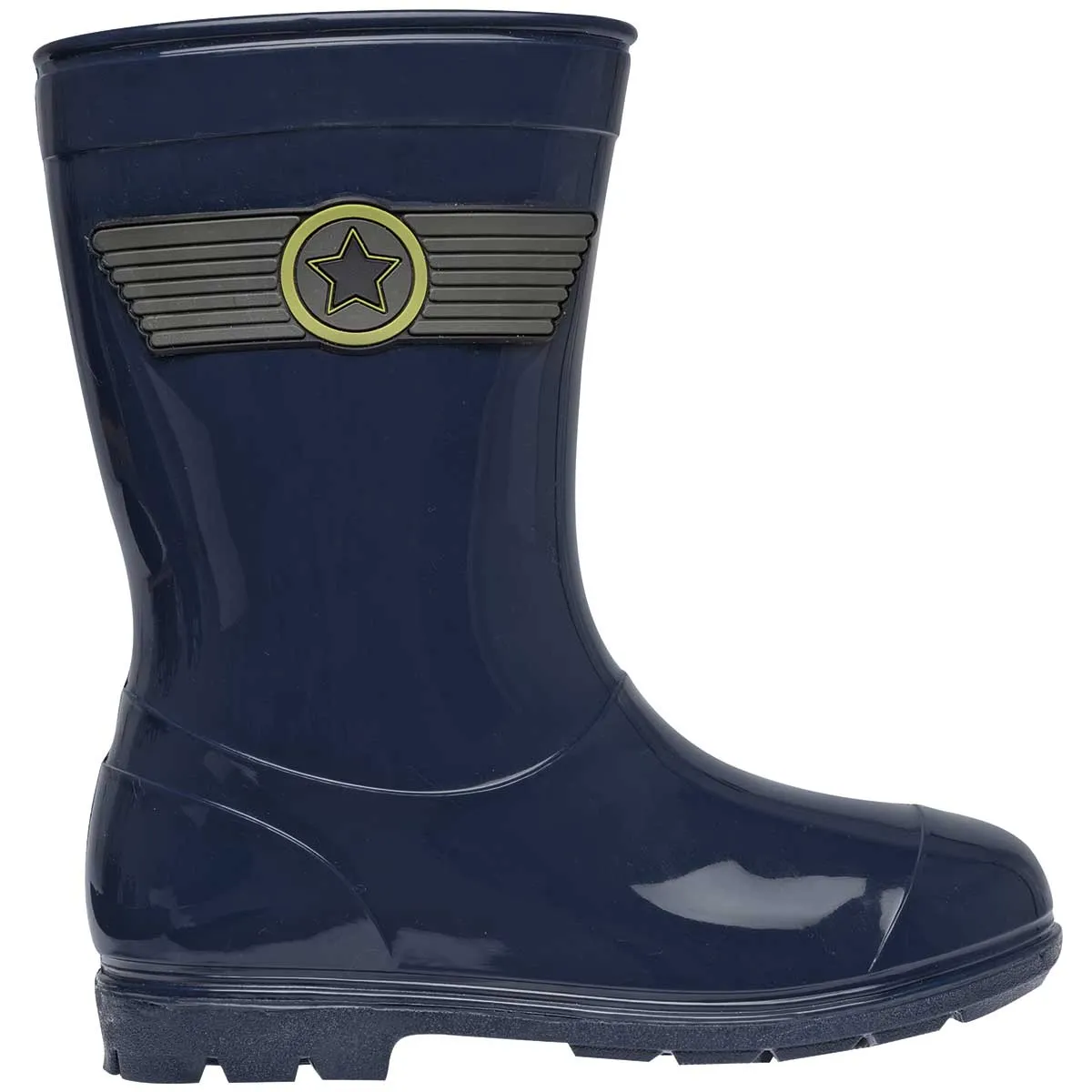 Botas Exterior Sintético Color Marino Para Niño De Top Moda