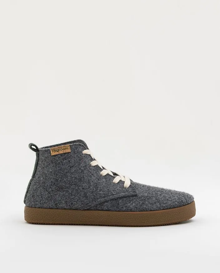 Botas grises de material reciclado acacia large antracita