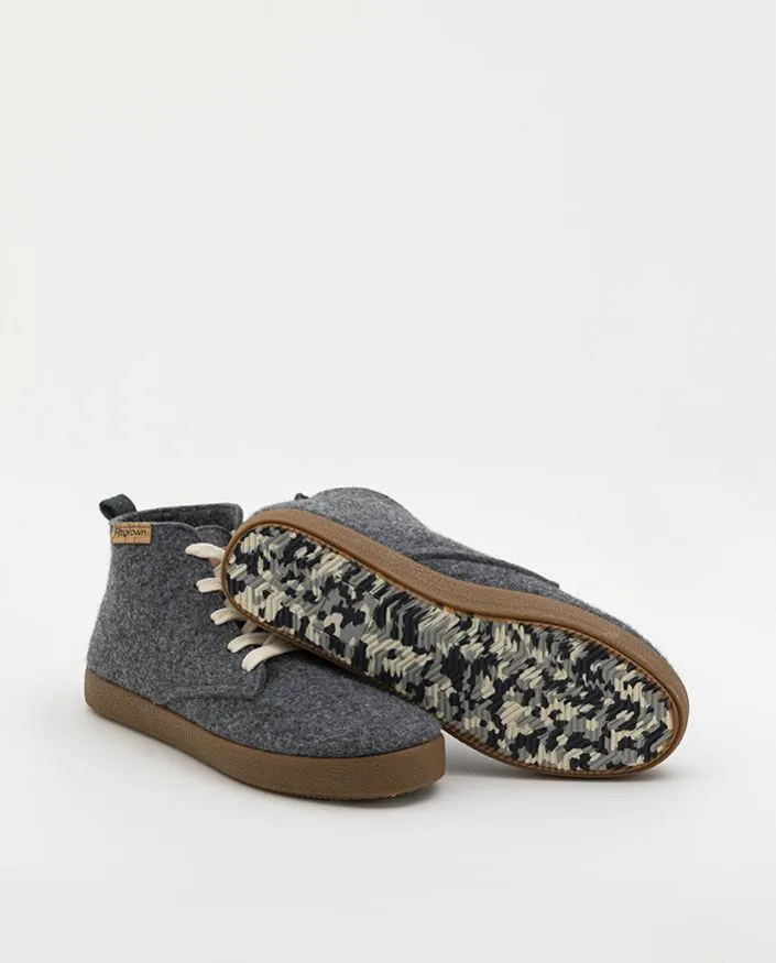 Botas grises de material reciclado acacia large antracita
