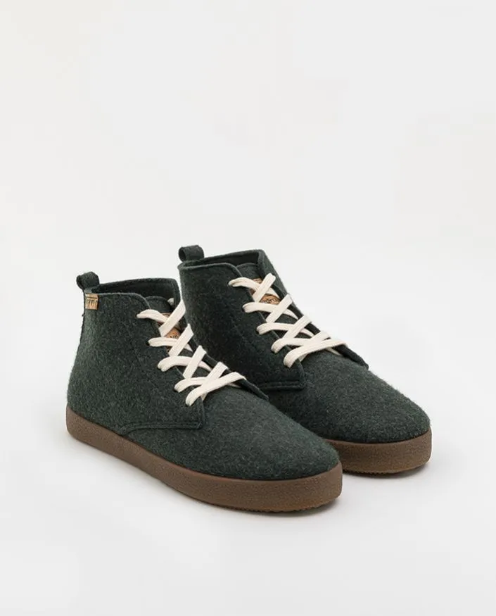 Botas verdes de material reciclado acacia large bosco