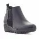 Botines Amarpies negras con elásticos laterales
