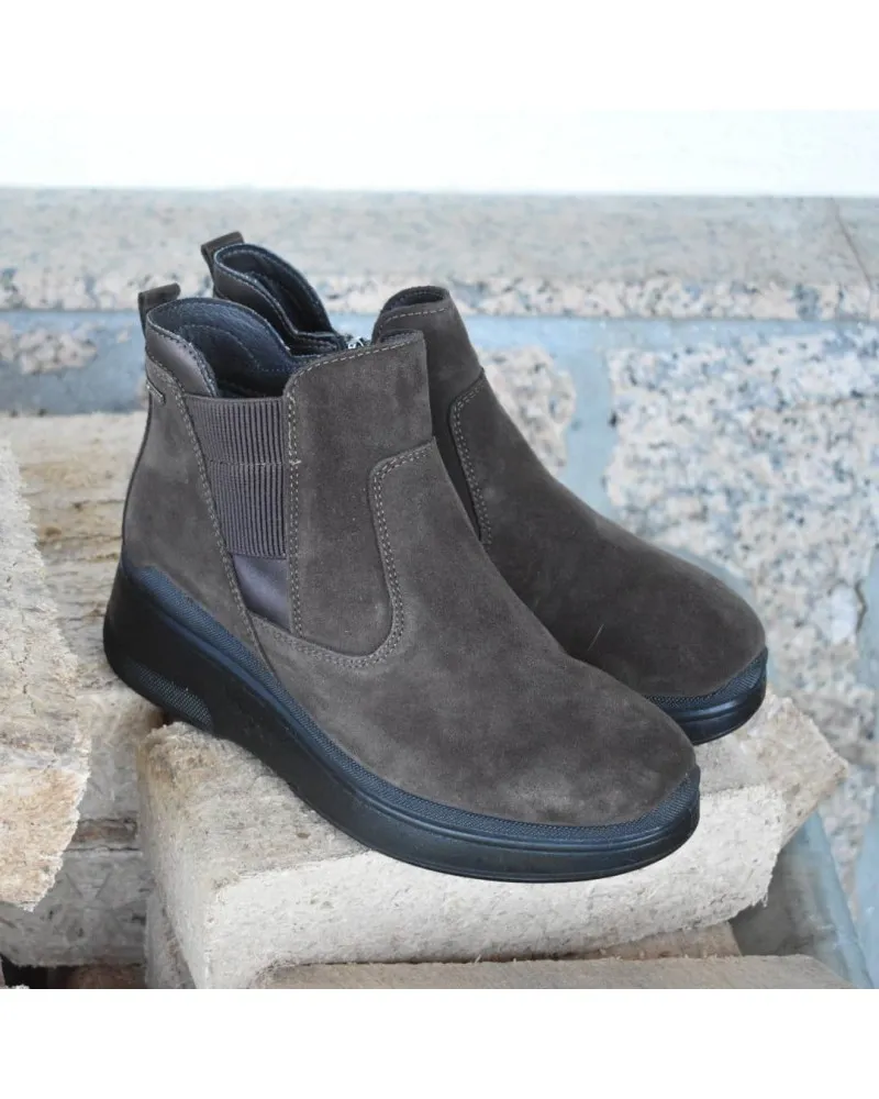 Botines de piel serraje confort GORETEX igi&co 8156622 resistente al agua