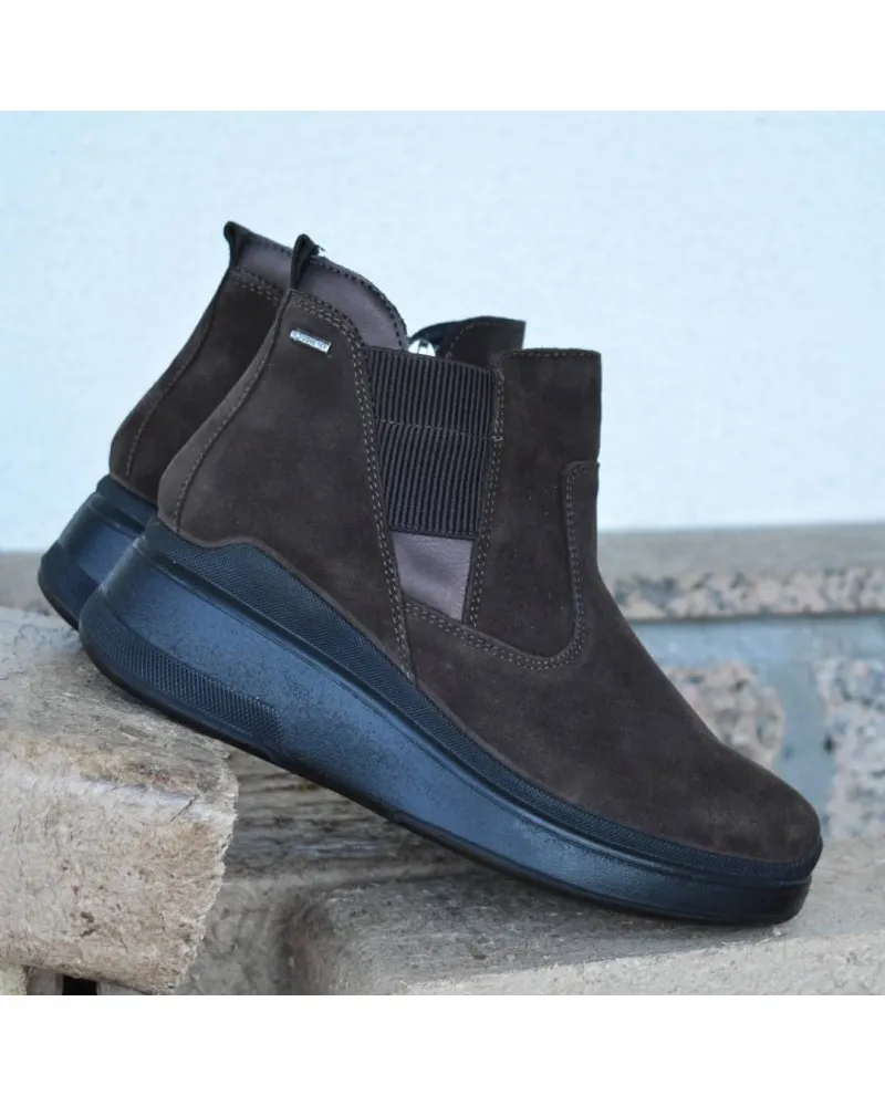 Botines de piel serraje confort GORETEX igi&co 8156622 resistente al agua