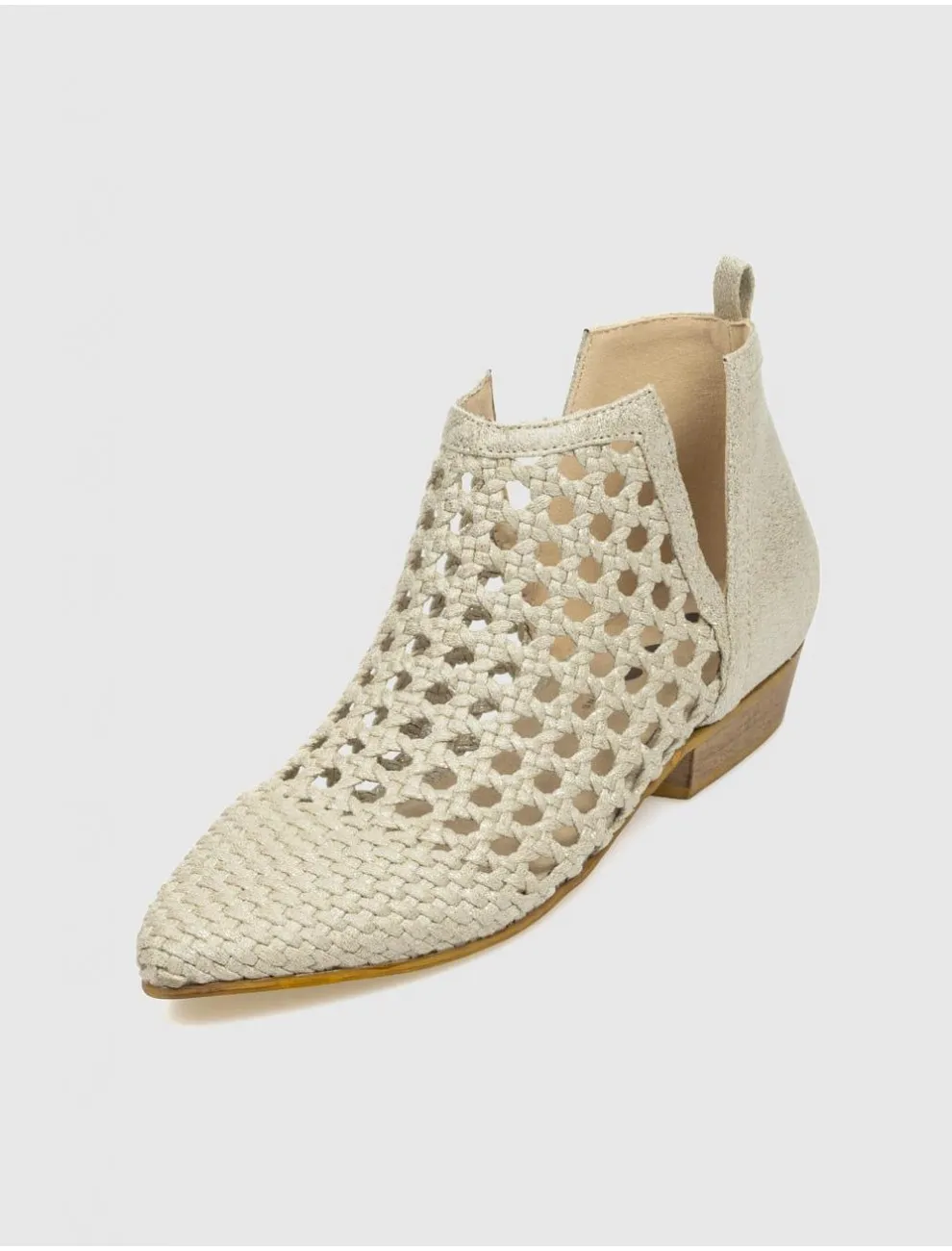 BotÍn Obvio Shoes Tea Plata