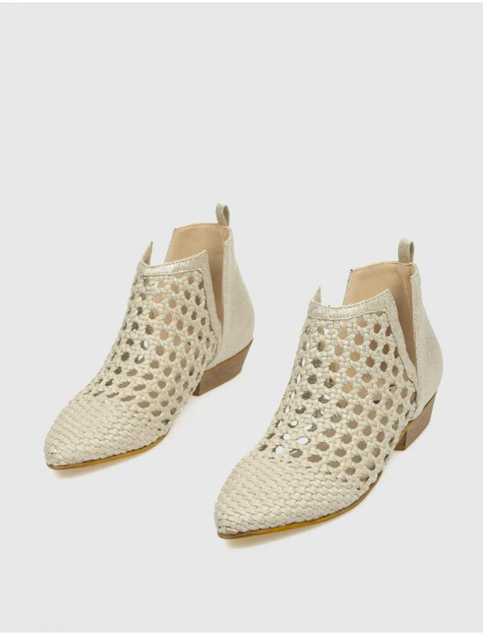 BotÍn Obvio Shoes Tea Plata