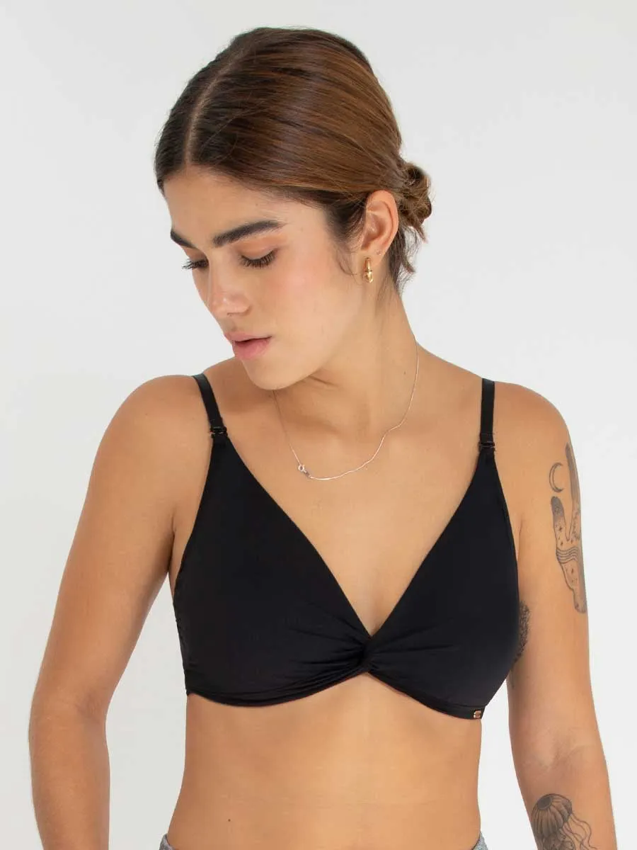Bralette triangular con realce natural