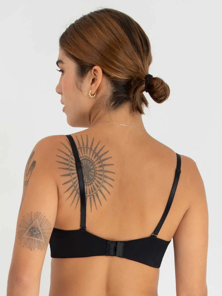 Bralette triangular con realce natural