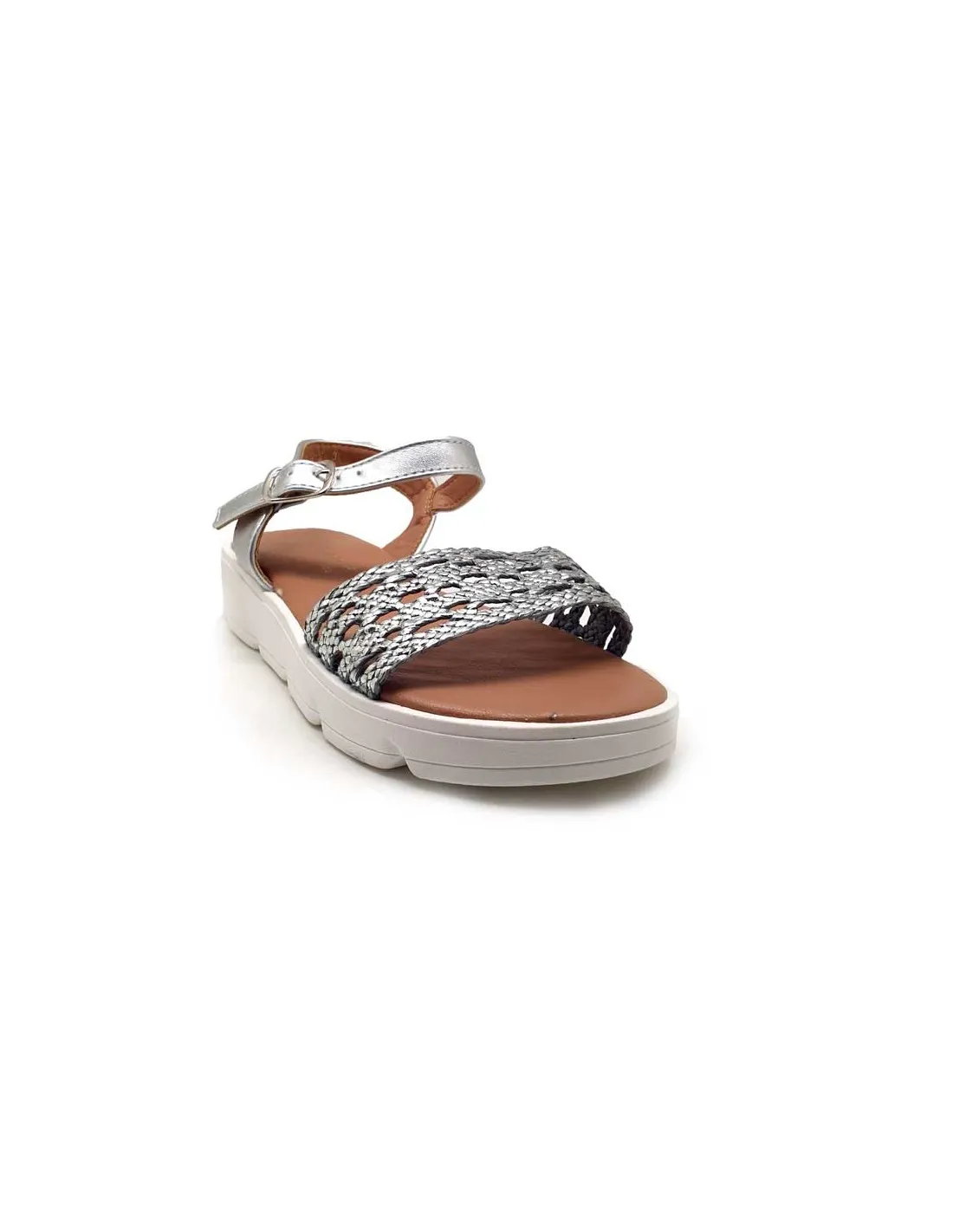 BUBBLE KIDS SANDALIA NIÑA PLATA C619S 4X