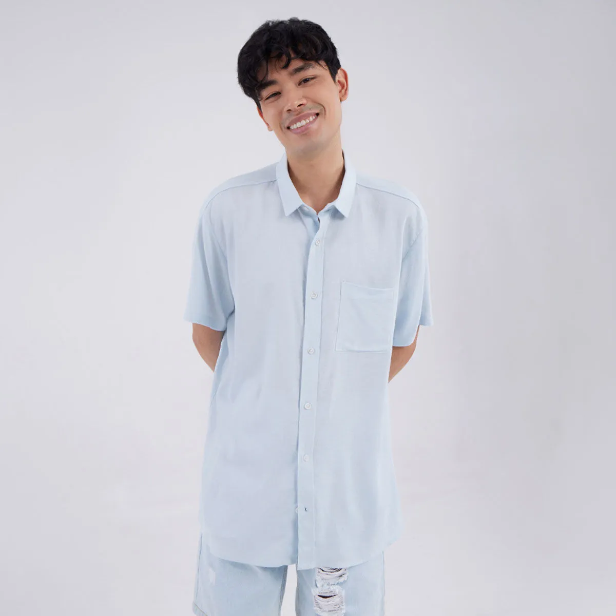Camisa Manga Corta Con Bolsillo