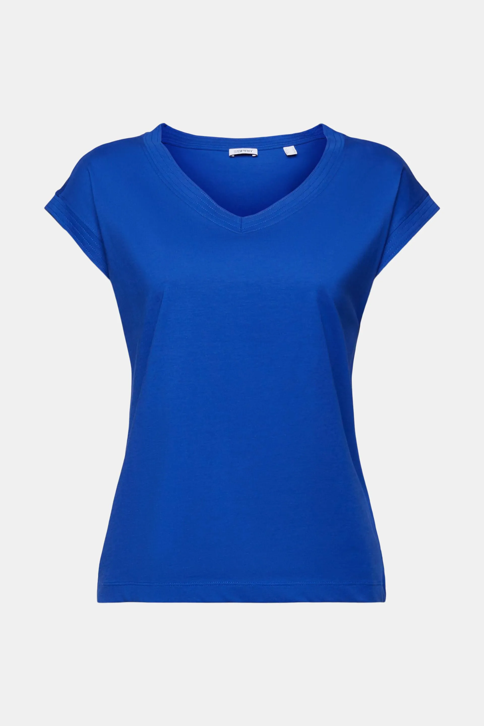 Camiseta con cuello en pico