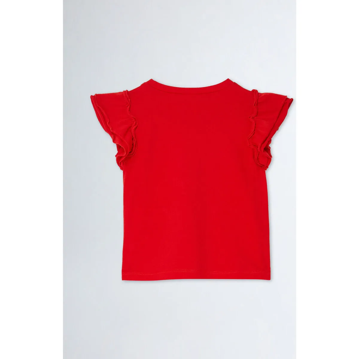 Camiseta con logotipo y strass