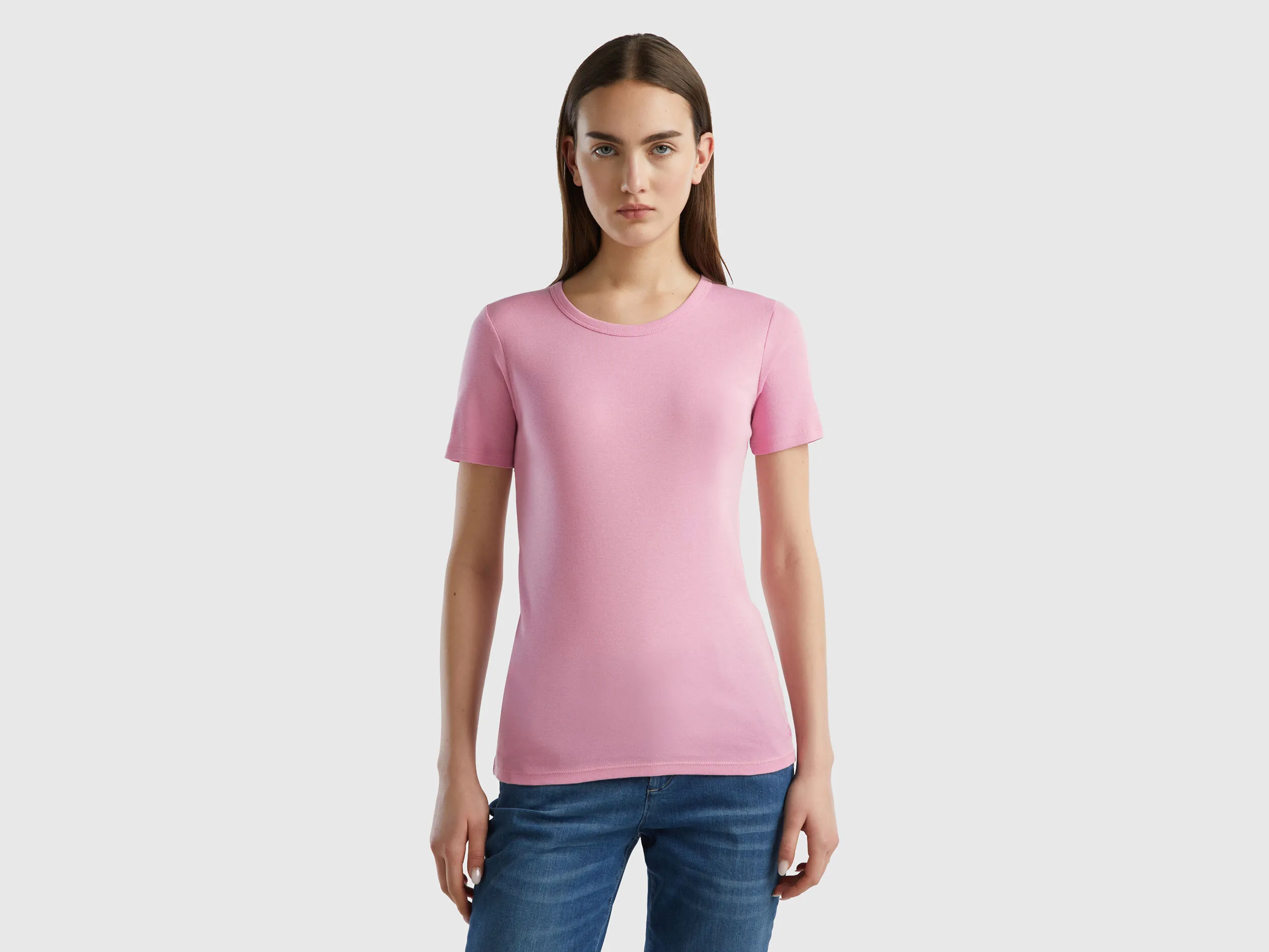 Camiseta de algodón de fibra larga