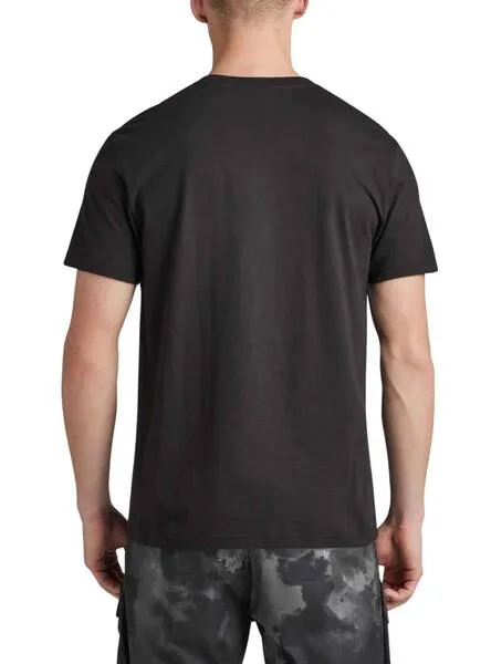 CAMISETA GSTAR RAW FELT NEGRO PARA HOMBRE