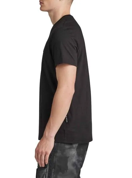 CAMISETA GSTAR RAW FELT NEGRO PARA HOMBRE