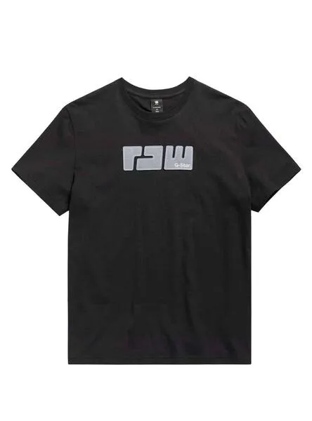 CAMISETA GSTAR RAW FELT NEGRO PARA HOMBRE