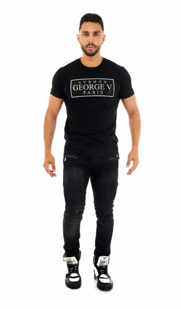 CAMISETA GEORGE V  GV2362 BLACK/BLACK