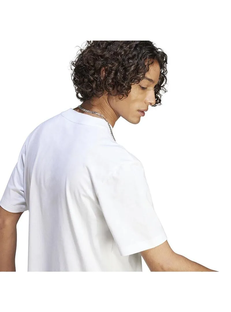 Camiseta Hombre adidas Icons Blanco/Negro