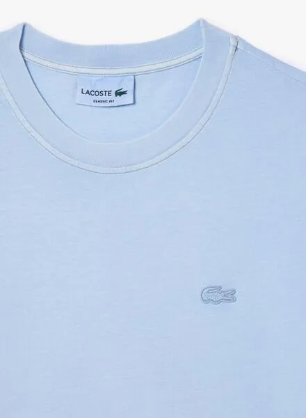 Camiseta Lacoste Dyed Azul Para Mujer y Hombre