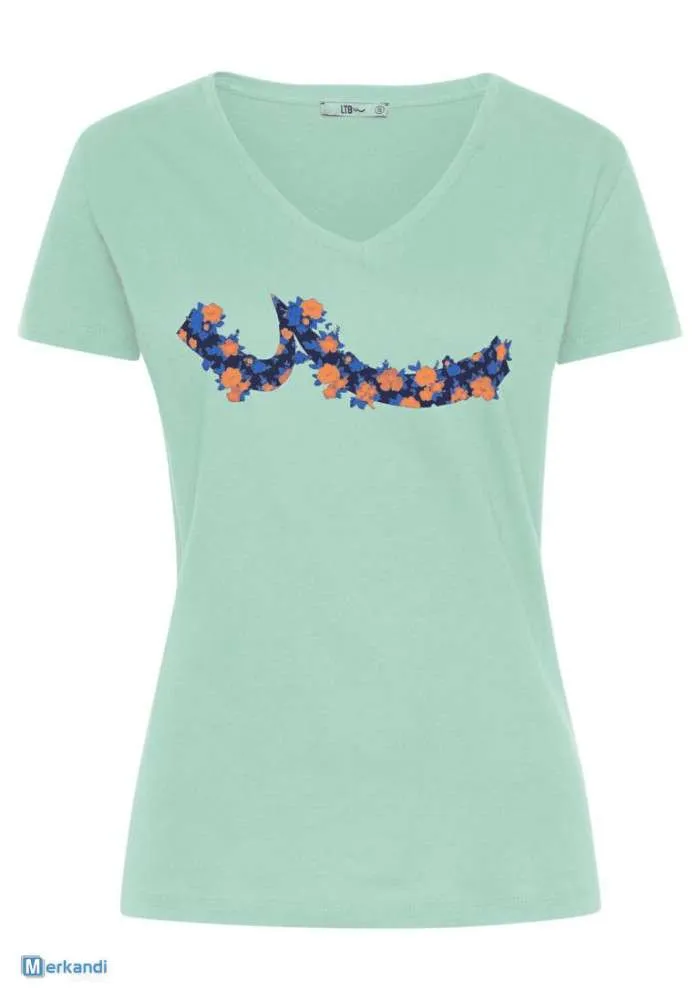 CAMISETA LTB PARA MUJER EN VERDE MENTA | SELECCIóN DE TALLAS VERSáTIL SXXL | IDEAL PARA PRESENTACIONES EN SHOWROOM