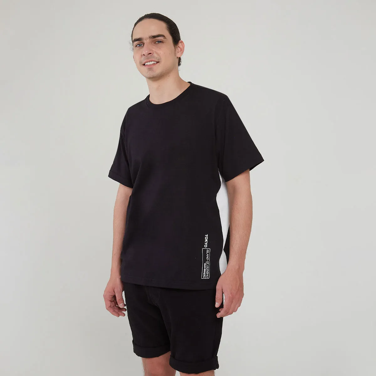 Camiseta Manga Corta Con Estampado
